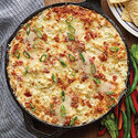 Cheesy Cauliflower Dip with Bacon
